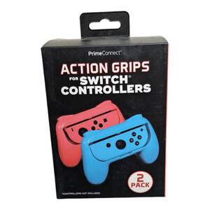 Action Grips For Nintendo Switch **NO CONTROLLERS **Grips Only - New in Box